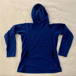 Melanzana Micro Grid Hoodie - Women’s Small Blue